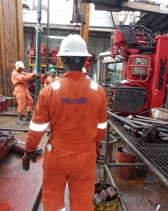 TOWSET field crew on an operating site