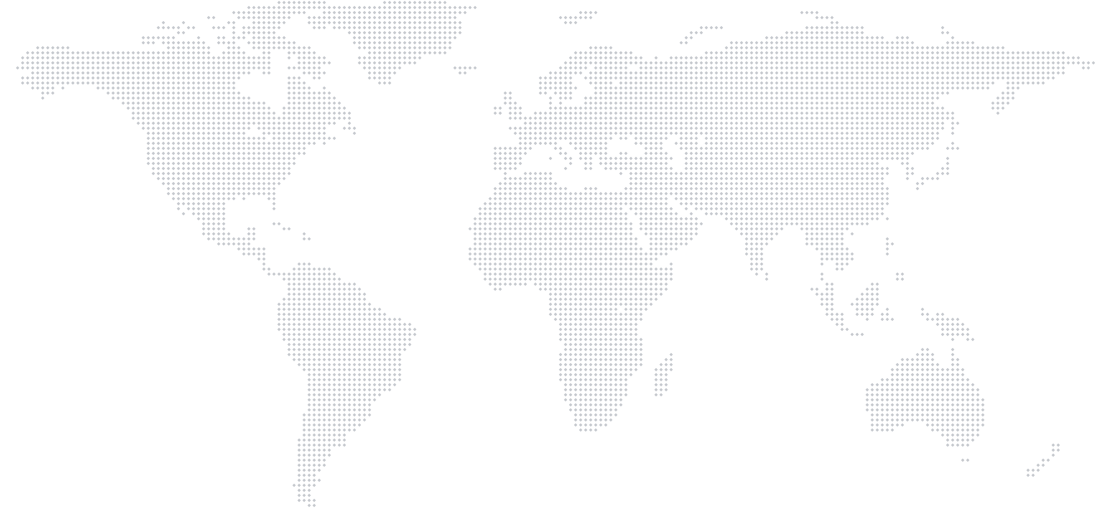 World map indicating TOWSET operating locations